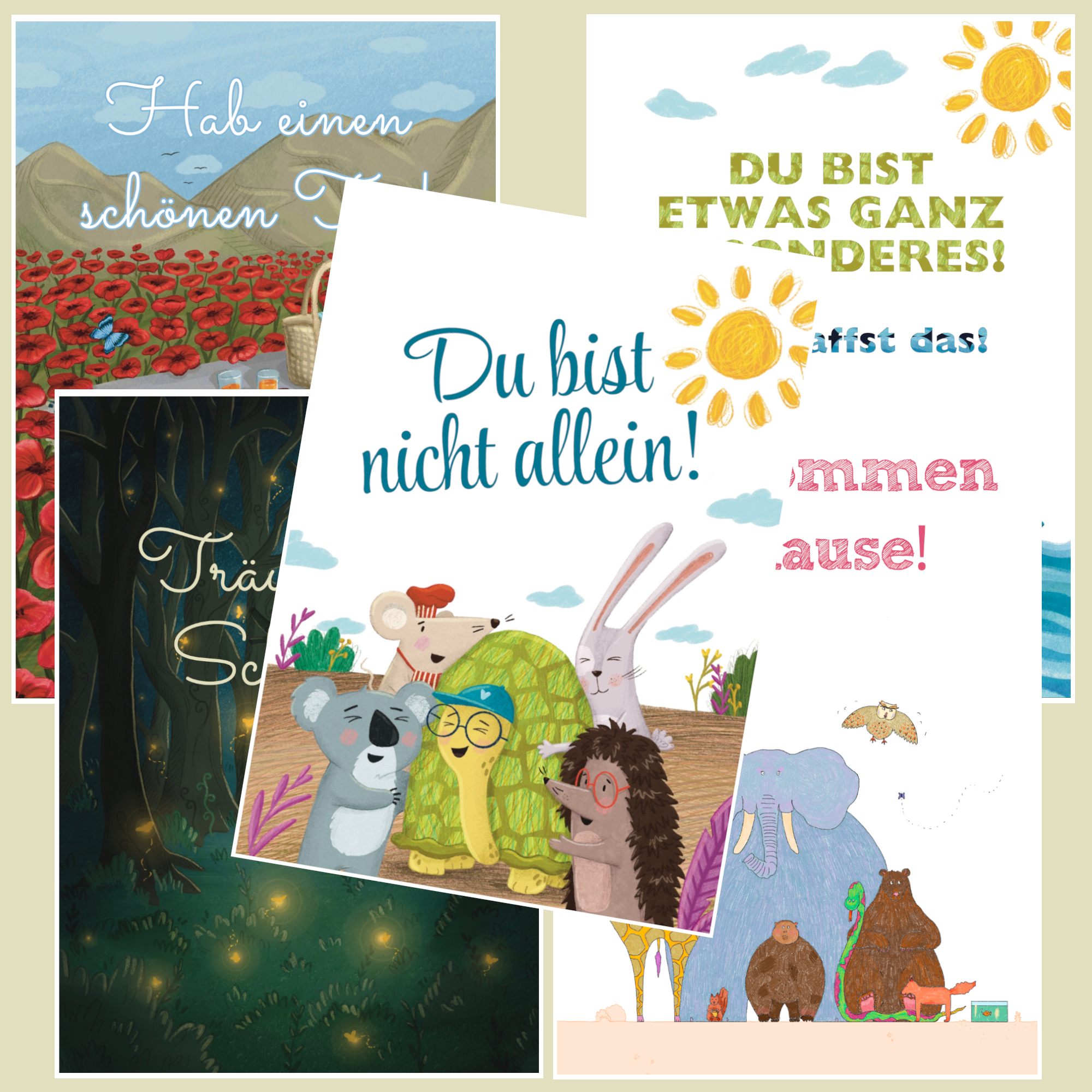Postkarten Set