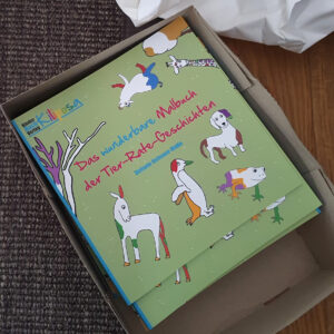 Das wunderbare Malbuch der Tier-Rate-Geschichten